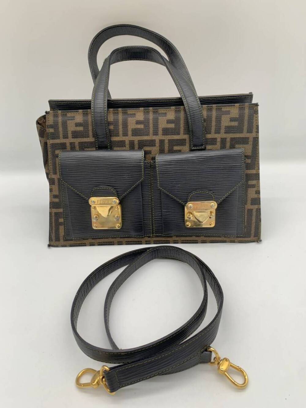 FENDI Zucca Shoulder Bag